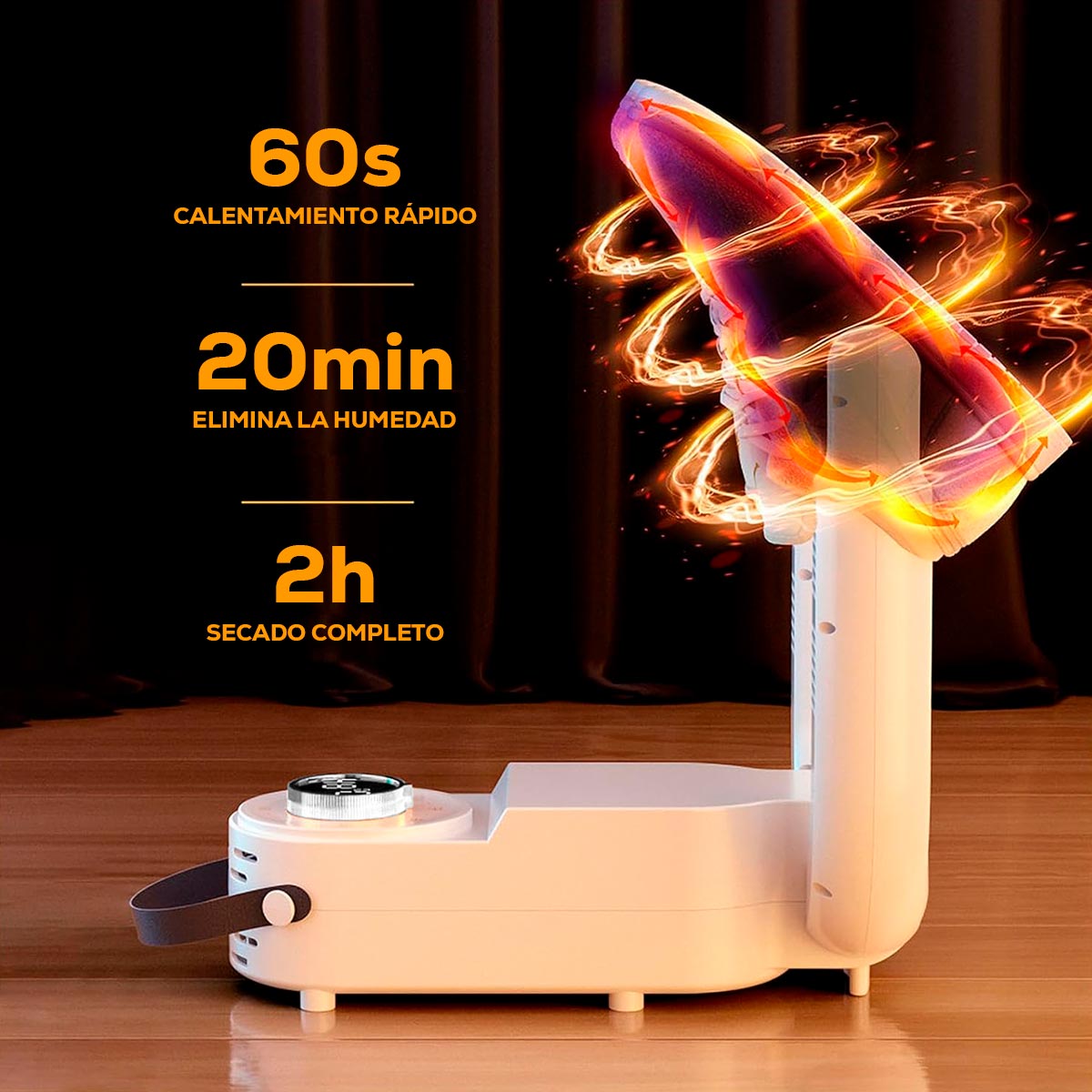 Secador De Zapatos Eléctrico Portátil