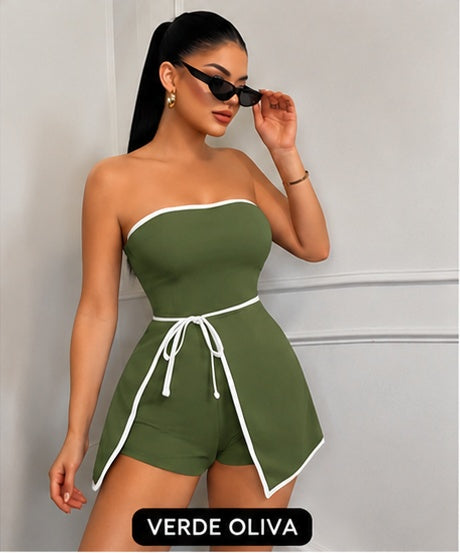 Enterizo Corto Strapless
