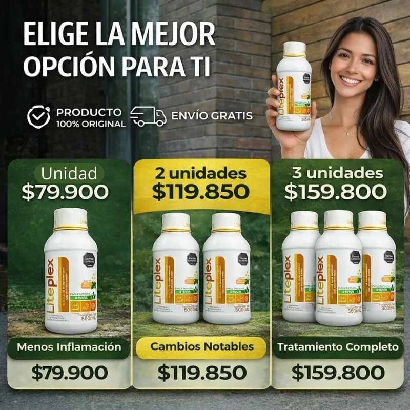 LITEPLEX SANA TU ESTOMAGO DE FORMA NATURAL