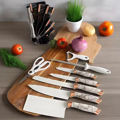 Set De Cuchillos Base Giratoria