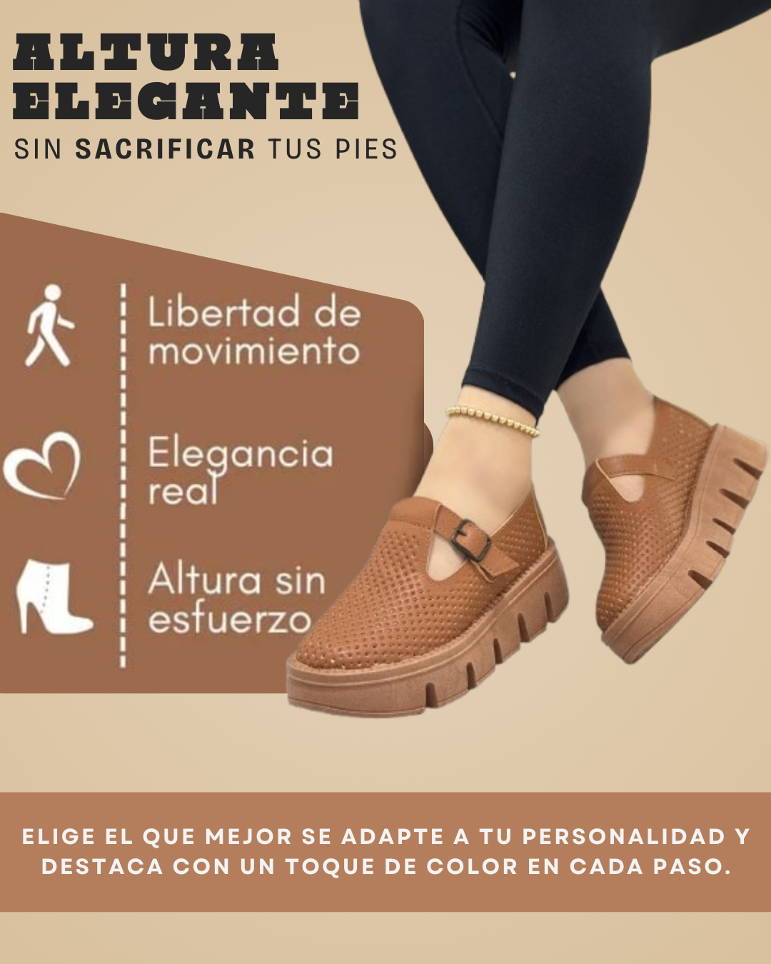 Mocasín Confort tipo Mafalda