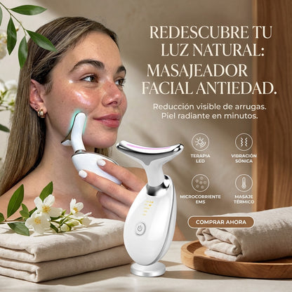 Masajeador Facial Reductor de Papada y Arrugas con Lifting Reafirmante