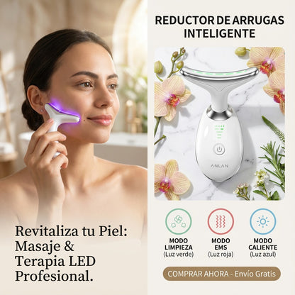 Masajeador Facial Reductor de Papada y Arrugas con Lifting Reafirmante