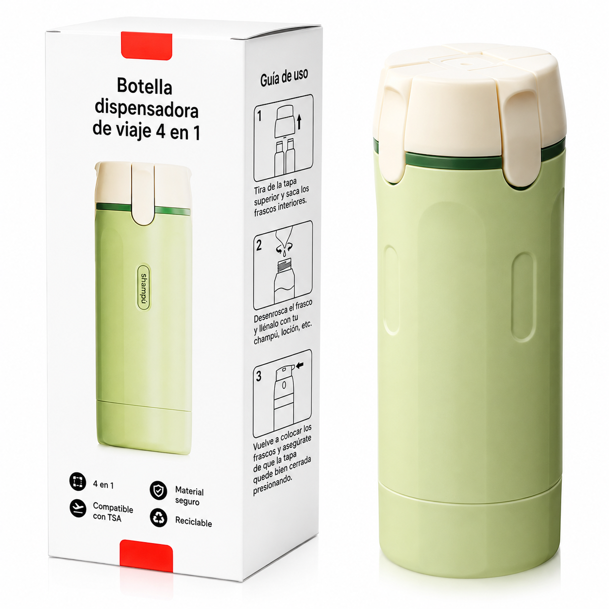 Dispensadoras 4 En 1 Recargable